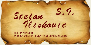 Stefan Ilišković vizit kartica